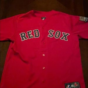 Majestic Boston Red Sox jersey - #2 M